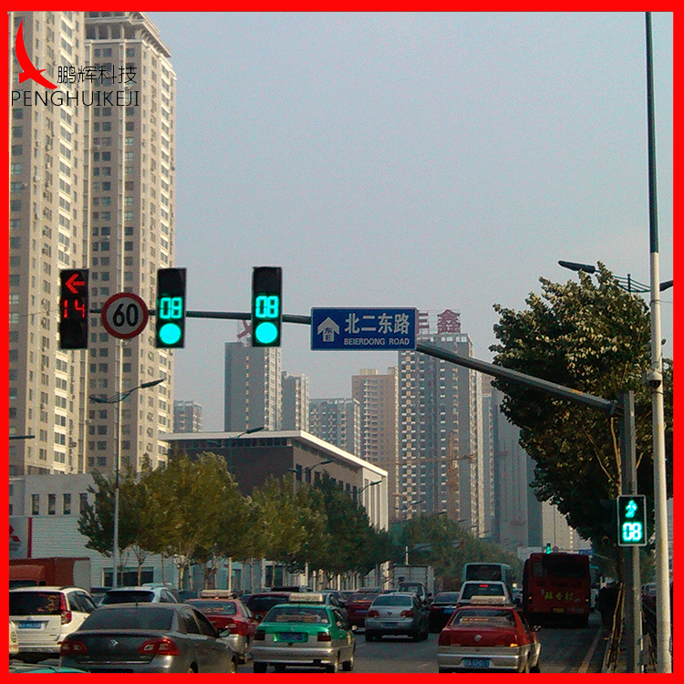懸臂式信號(hào)燈安裝案例